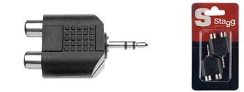 2 Dual F.Rca/M.St.Mini Jk Adap