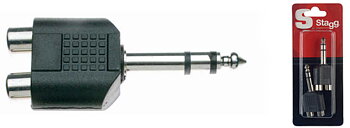 2 Dual F.Rca/M.Stereo Jck Adap
