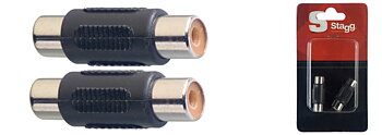 2 Female Rca/Female Rca Adapt