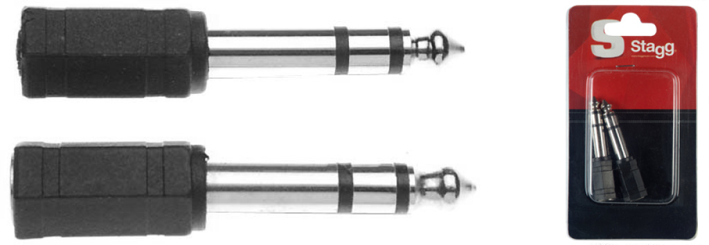 2 Stereo Jck M/Mini Jck F.Adap