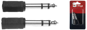 2 Stereo Jck M/Mini Jck F.Adap