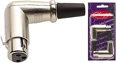 2 X Female Xlr Hook Plug(3P)