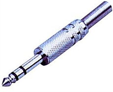 2 X1/4"Pro Jack St. Plug-Ni Pl