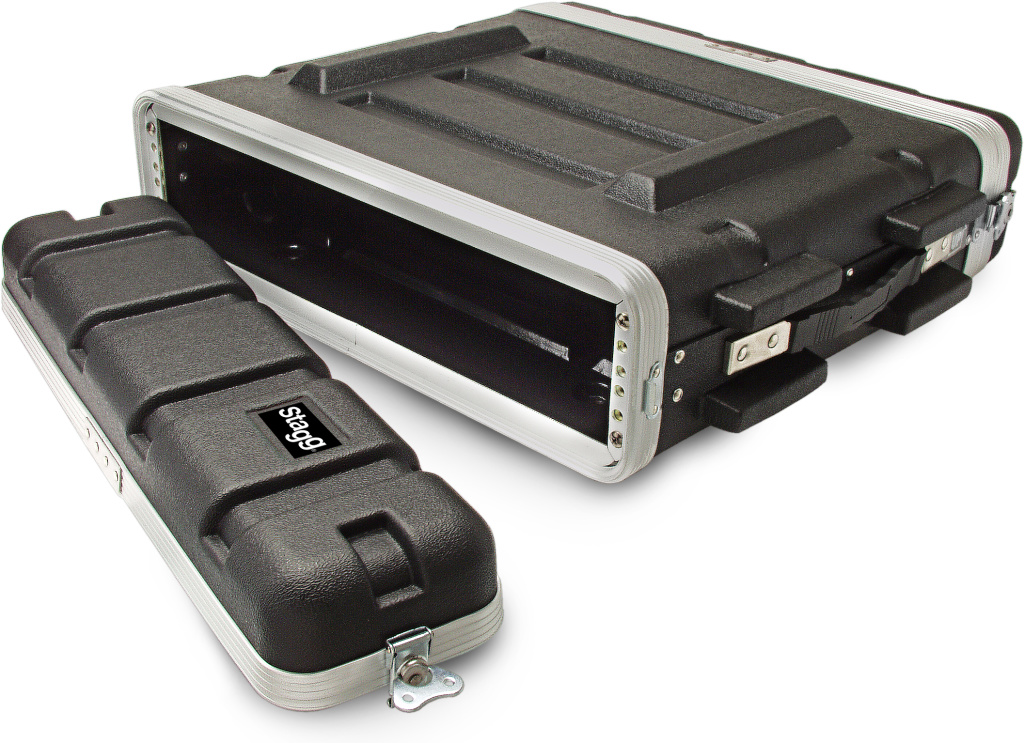 2-Units/19" Rack Abs Case - 2