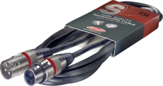 3M/10FT MIKE CBL XLRf-XLRm/RED