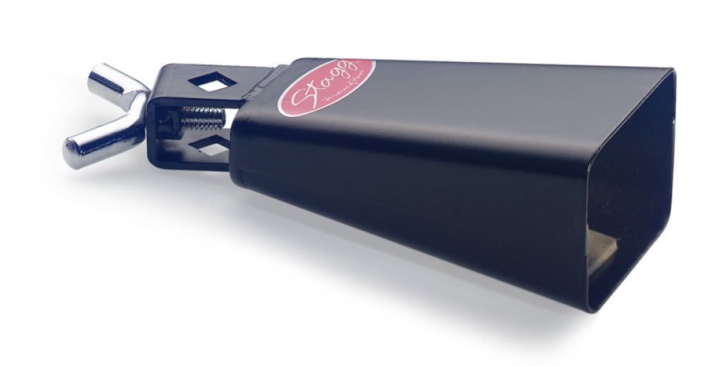 4-1/2" Cowbell,Black+Screw