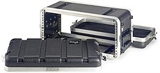 4-Units/19" Rack Abs Shal.Case