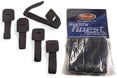 5 Velcro Straps, 225 Mm, Black
