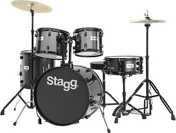 5Pc Drset.20"+Hw/Cym/Throne-Bk