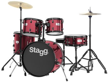 5Pc Drset.20"+Hw/Cym/Throne-Wr