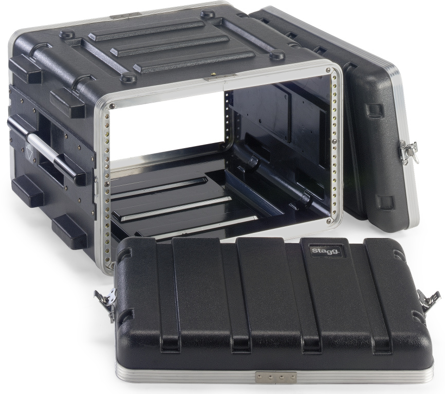 6-Units/19" Rack Abs Case - 2