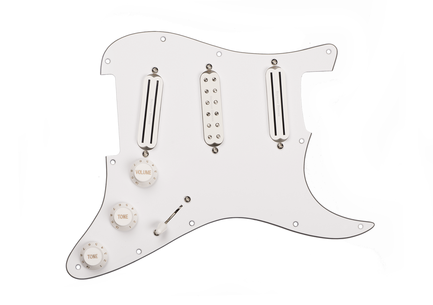 Pickguard  Dave Murray Loaded  White