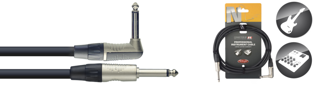 6M/20FT INSTRMT CBL-ANGLED DLX