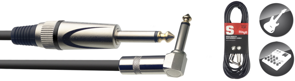 6M/20FT INSTRUM.CBL-ANGLED DLX