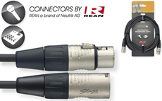 6M/20FT MIKE CBL XLRf-XLRm DLX