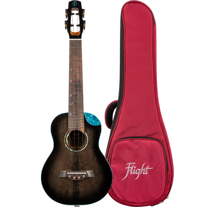 Flight NIGHTHAWK Concert EQ-A All solid Concert   Black stain