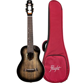 Flight PETER MOSS Sign. EQ-A Concert All solid Concert   Black stain