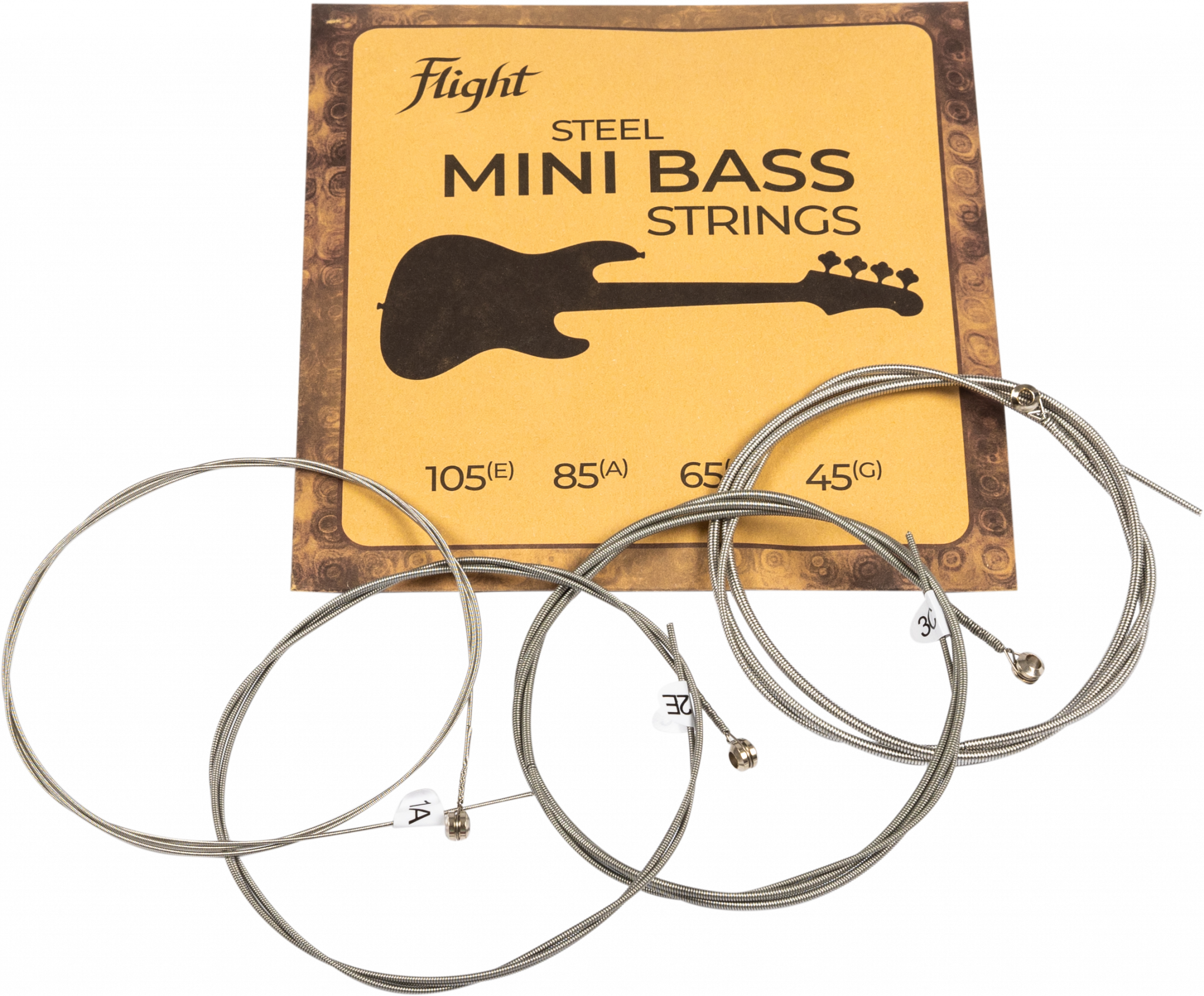 Flight FMBS-200 Mini Bass strings Steel