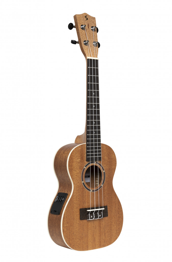 Electric Concert Uke Maho+Bag