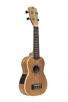Electric Soprano Uke Maho+Bag
