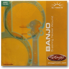 Banjo 5-Str Set/Nickel/Med Lt
