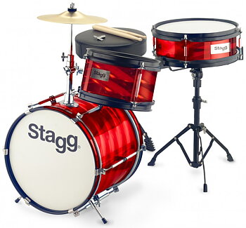3Pc 12"Jr Drset+Hw/Throne-Red