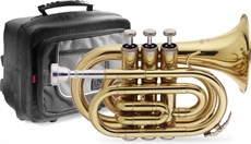 Bb Pocket Trumpet+S/C, Lacquer