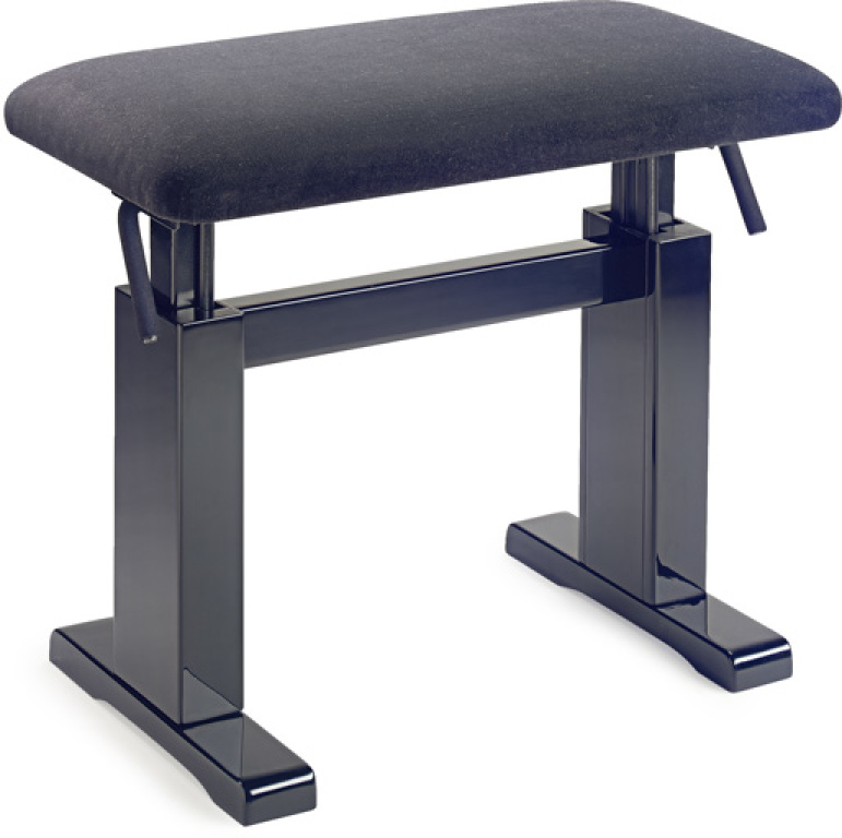 Black Hydro Bench Hglss+Vel Bk