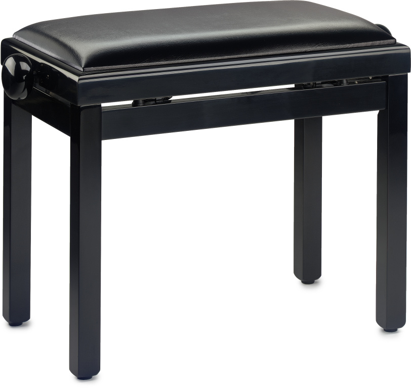 Black Pianobench,Highgloss+Vinyl Top