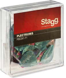 BOX OF 100PCS PLECTRA, 0.71MM