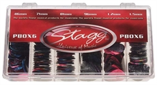 BOX OF 600PCS PLECTRA, MIXED