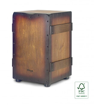 Sunburst Brown Crate Cajon