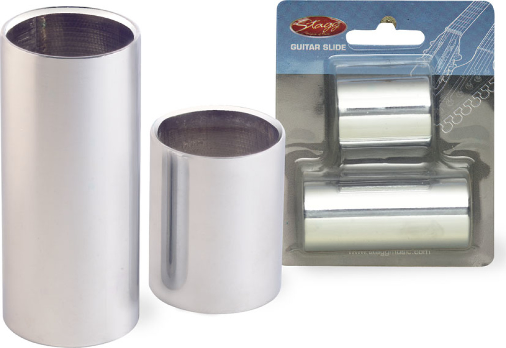 Chromed Steel Slide Set-Medium