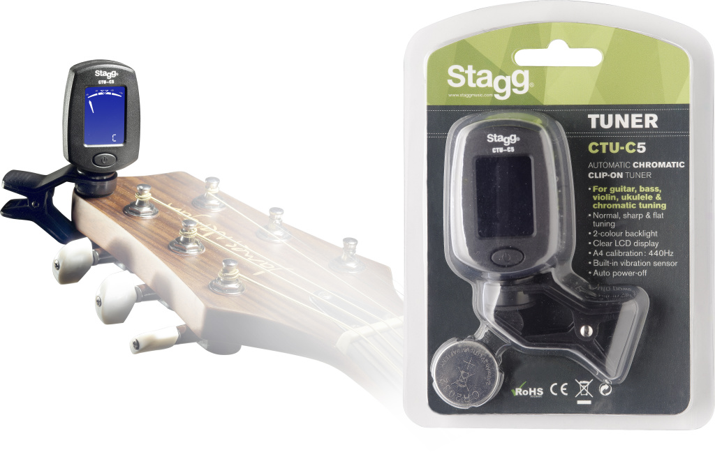 CLIP TUNER CHROMATIC / BK