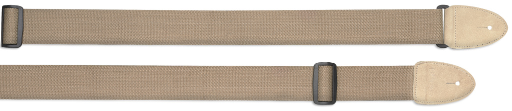 Cotton Guitar Strap/2"/Beige