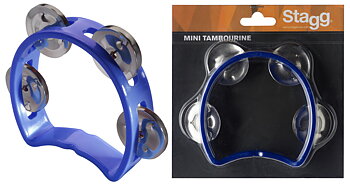 Cutaway Tambourine 4Jing Blue