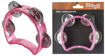 Cutaway Tambourine 4Jing Pink