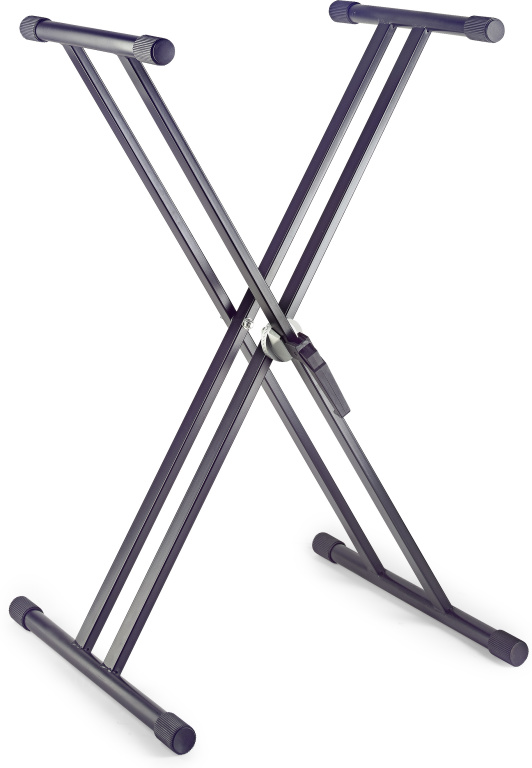 Double X Keyboard Stand Black - 2