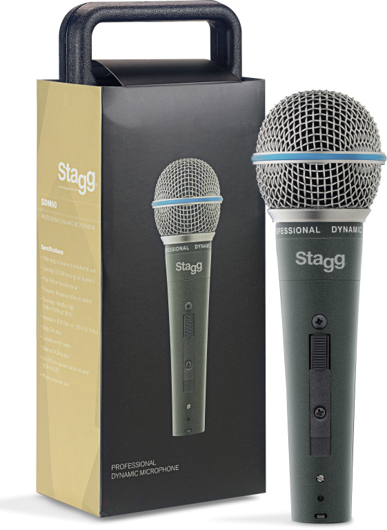 DYN MIC CARD DC164+CBL XLR/XLR