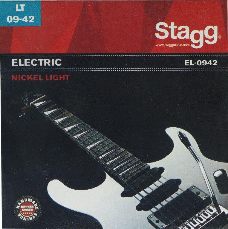 Elgitarrsträngar Stagg EL-0942  