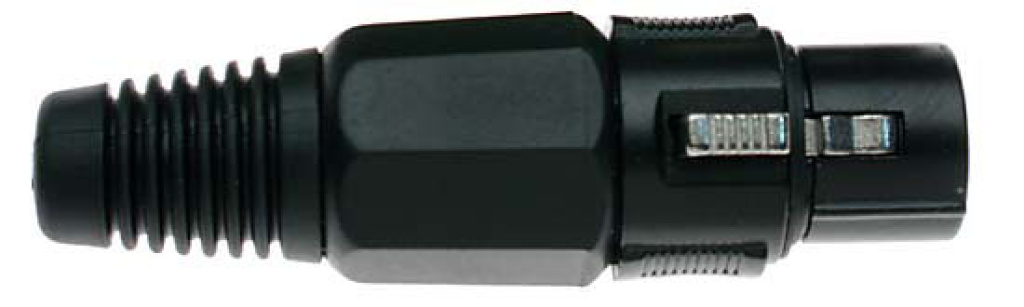 Female Xlr Pro Plug-Metal Blck - 2