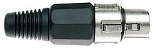 Female Xlr Pro Plug-Nickel Plt