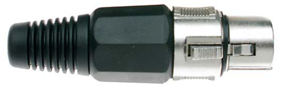 Female Xlr Pro Plug-Nickel Plt - 2