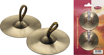 Finger Cymbals Bronze 1Pr Sm.