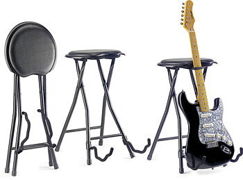 Foldable Stool w/guitarstand
