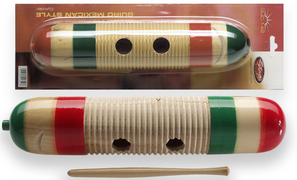 Guiro Cylinder,Mexican Style - 2