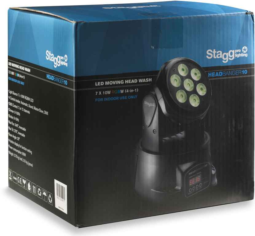 Headbanger 10 Moving Head 7x10W RGB - 4