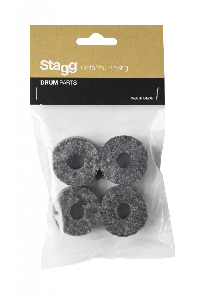 4 Pcs 20Mm Cymbal Felt Washer