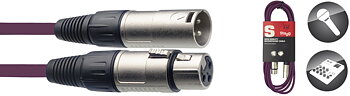 3M/10F Purple Miccbl Xlrf-Xlrm