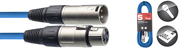 6M/20F Blue Mike Cbl Xlrf-Xlrm